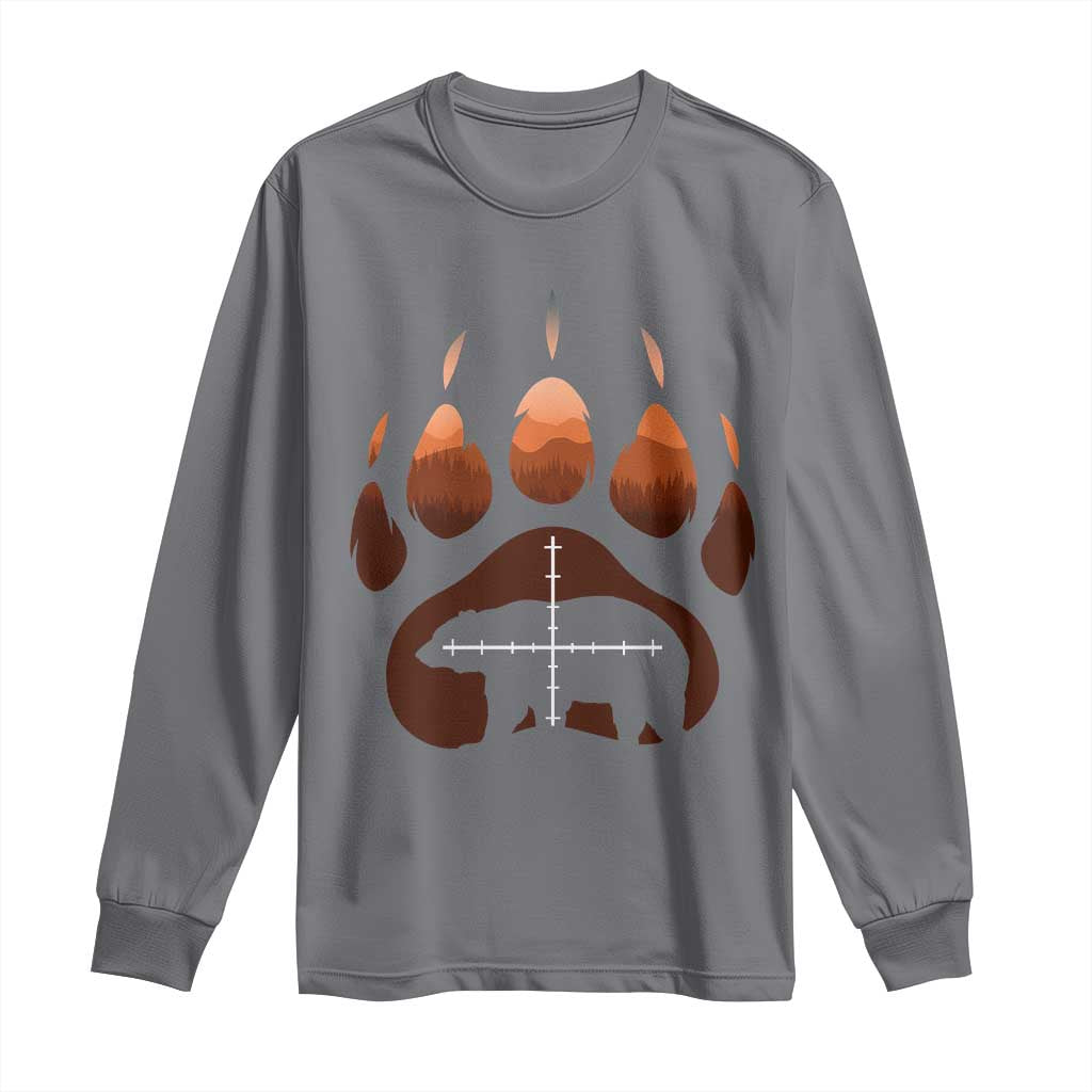 Big Game Bear Hunting Season Long Sleeve Shirt Funny Hunter Gift - Wonder Print Shop