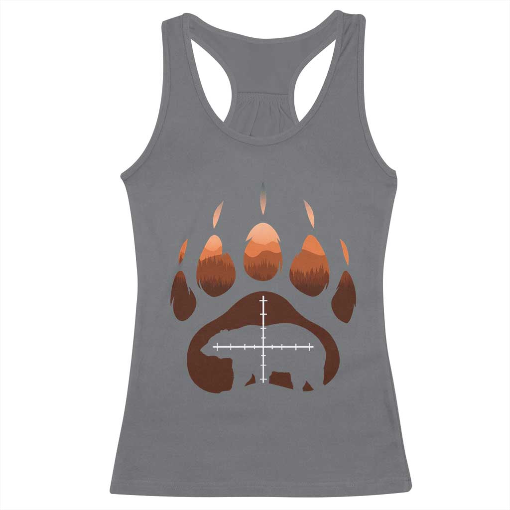 Big Game Bear Hunting Season Racerback Tank Top Funny Hunter Gift - Wonder Print Shop