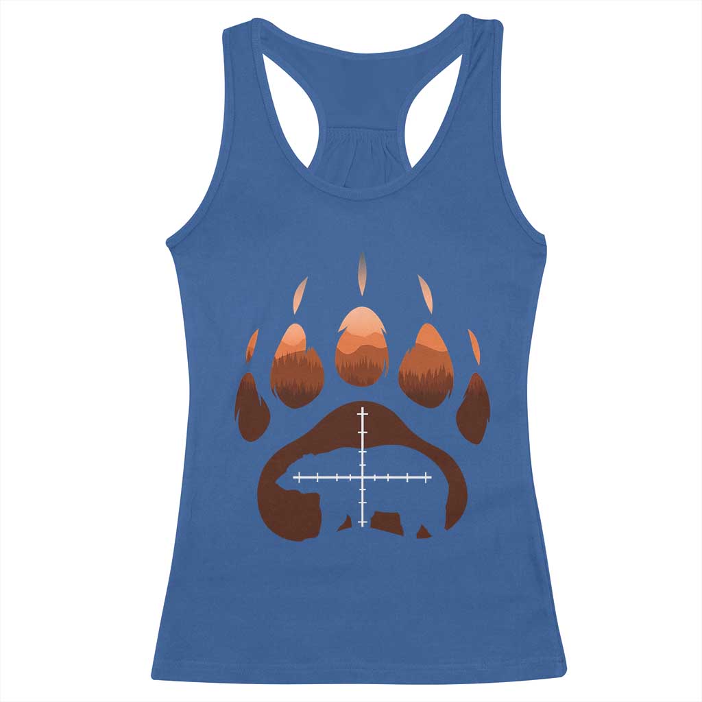 Big Game Bear Hunting Season Racerback Tank Top Funny Hunter Gift - Wonder Print Shop