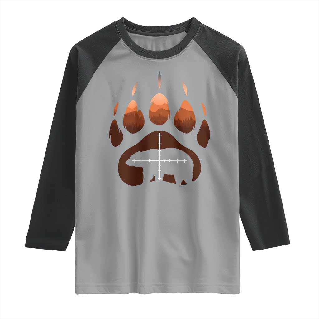 Big Game Bear Hunting Season Raglan Shirt Funny Hunter Gift - Wonder Print Shop