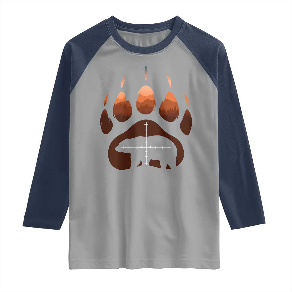 Big Game Bear Hunting Season Raglan Shirt Funny Hunter Gift - Wonder Print Shop