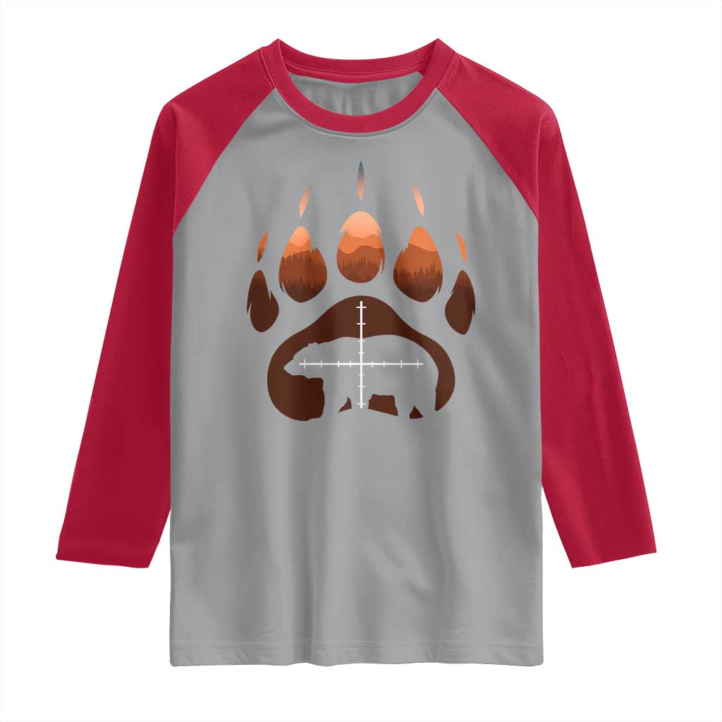 Big Game Bear Hunting Season Raglan Shirt Funny Hunter Gift - Wonder Print Shop