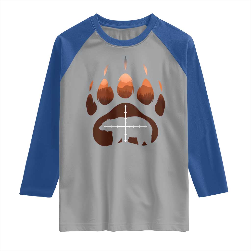 Big Game Bear Hunting Season Raglan Shirt Funny Hunter Gift - Wonder Print Shop