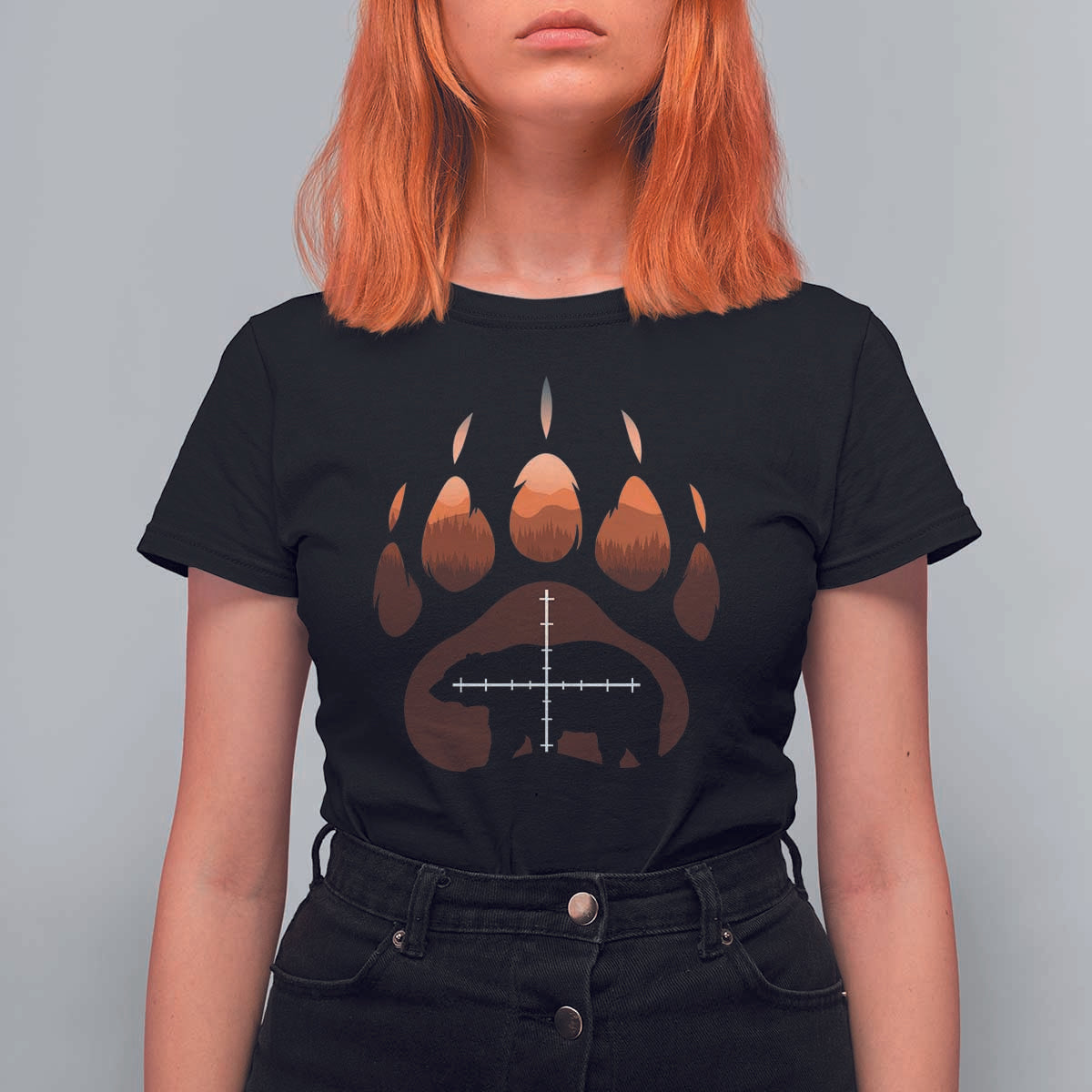 Big Game Bear Hunting Season T Shirt For Women Funny Hunter Gift - Wonder Print Shop
