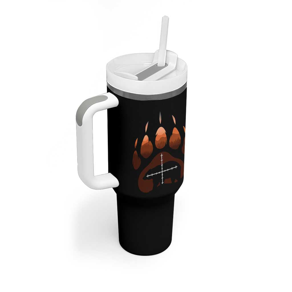 Big Game Bear Hunting Season Tumbler With Handle Funny Hunter Gift - Wonder Print Shop
