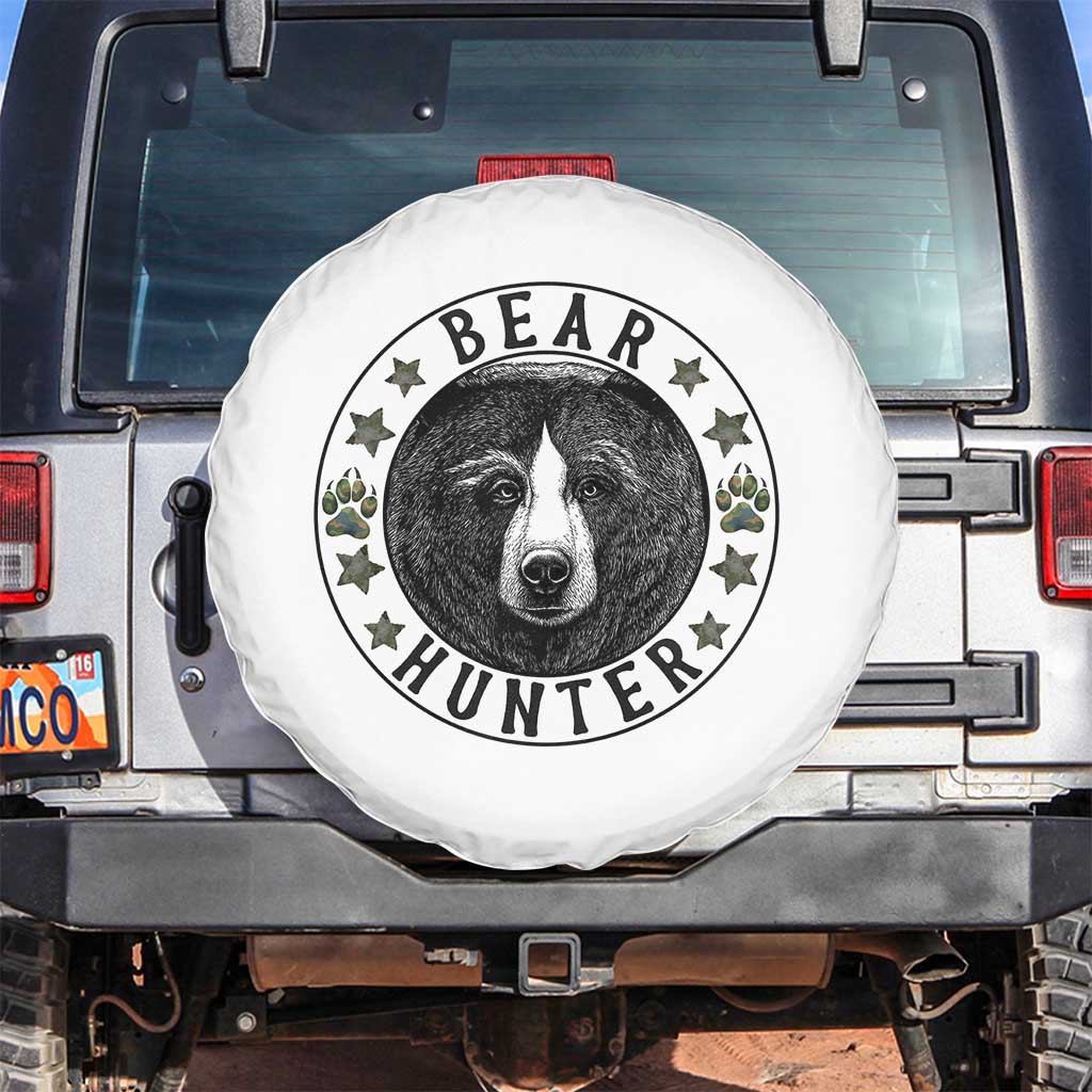 Bear Hunter Spare Tire Cover Funny Hunting Season Gift - Wonder Print Shop