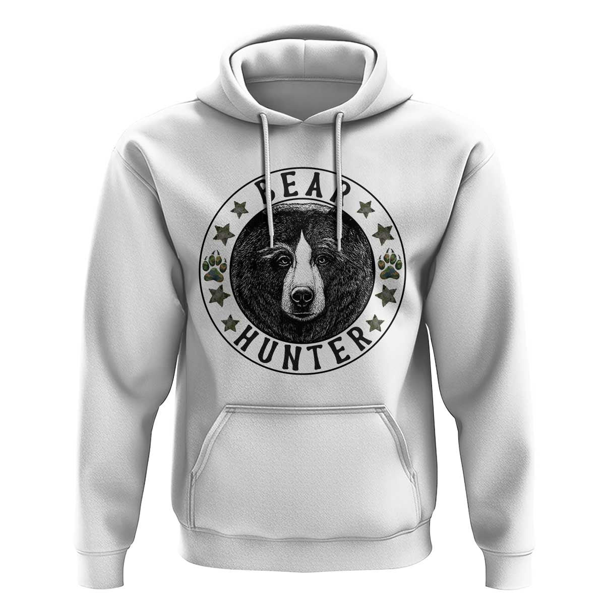 Bear Hunter Hoodie Funny Hunting Season Gift - Wonder Print Shop