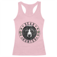 Bear Hunter Racerback Tank Top Funny Hunting Season Gift - Wonder Print Shop