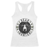 Bear Hunter Racerback Tank Top Funny Hunting Season Gift - Wonder Print Shop
