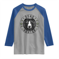 Bear Hunter Raglan Shirt Funny Hunting Season Gift - Wonder Print Shop
