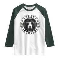 Bear Hunter Raglan Shirt Funny Hunting Season Gift - Wonder Print Shop