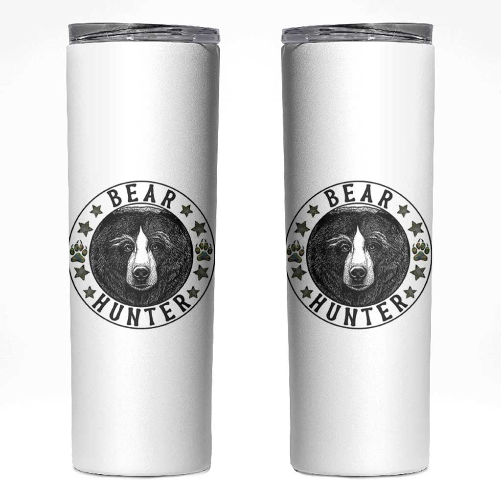 Bear Hunter Skinny Tumbler Funny Hunting Season Gift - Wonder Print Shop