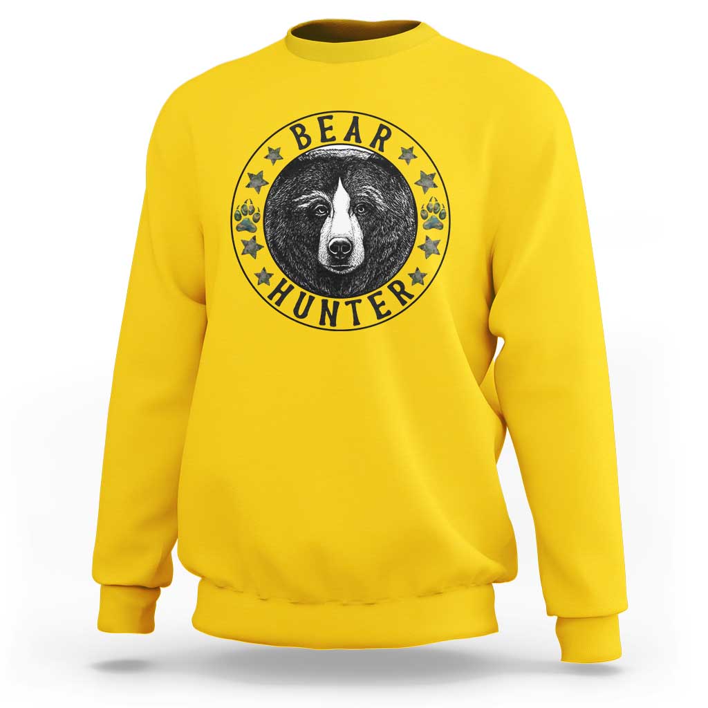 Bear Hunter Sweatshirt Funny Hunting Season Gift - Wonder Print Shop