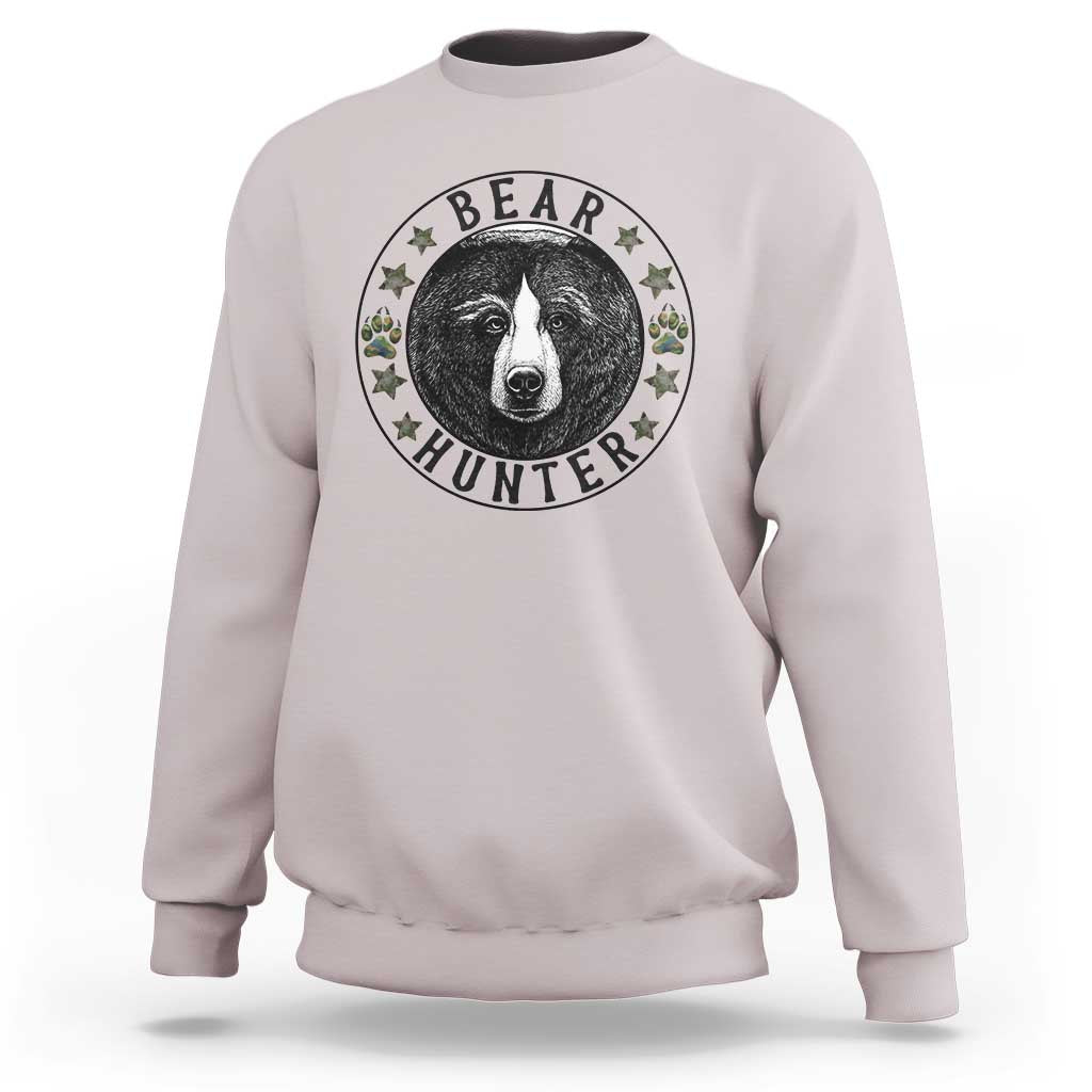 Bear Hunter Sweatshirt Funny Hunting Season Gift - Wonder Print Shop