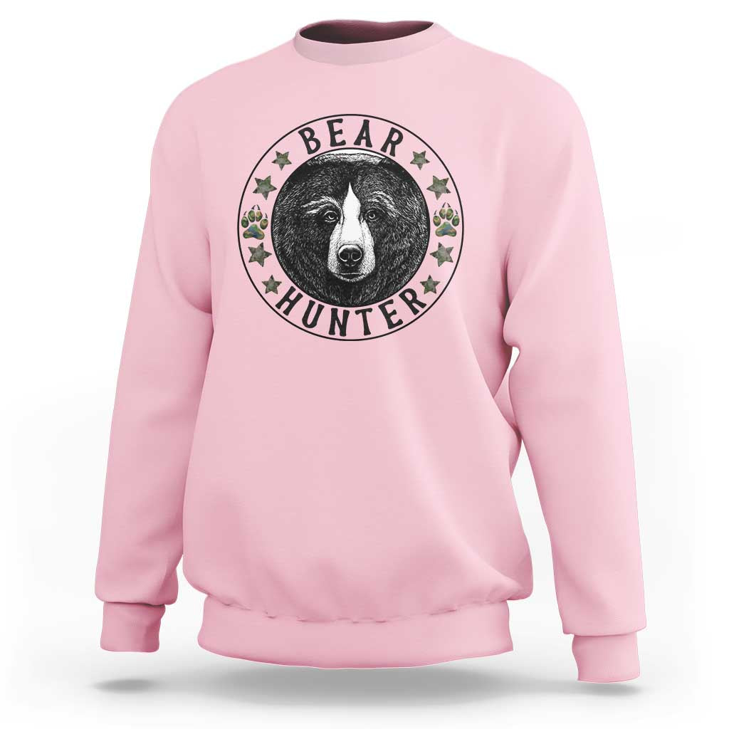 Bear Hunter Sweatshirt Funny Hunting Season Gift - Wonder Print Shop