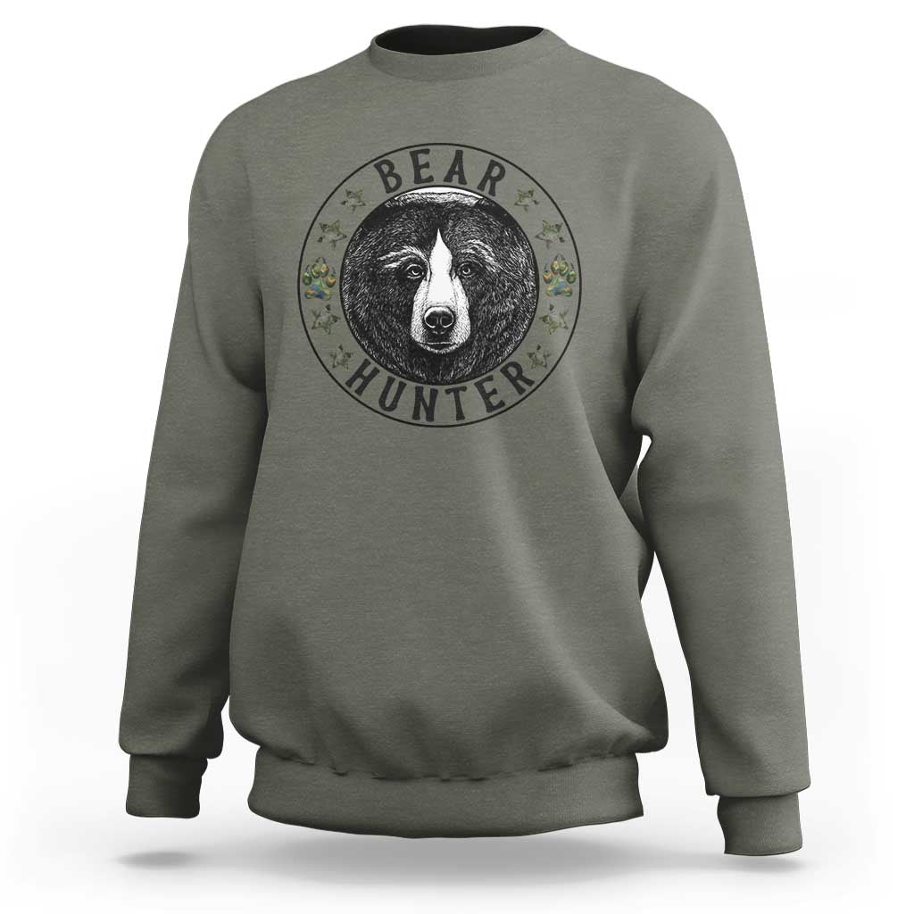 Bear Hunter Sweatshirt Funny Hunting Season Gift - Wonder Print Shop
