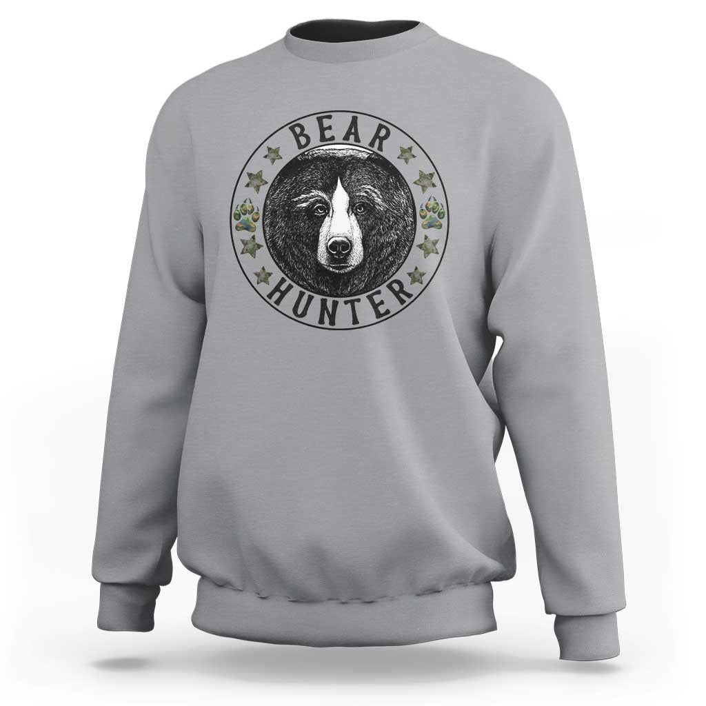 Bear Hunter Sweatshirt Funny Hunting Season Gift - Wonder Print Shop