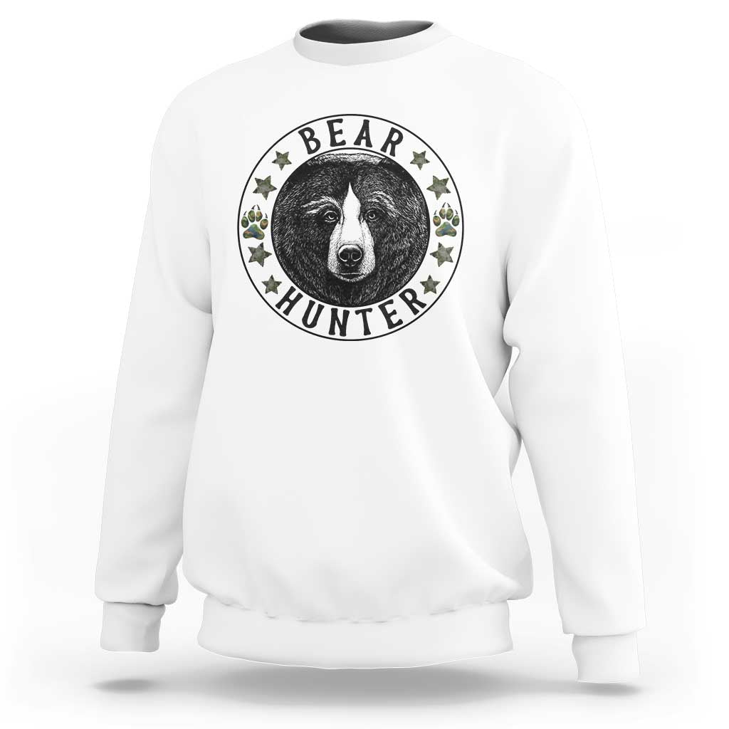 Bear Hunter Sweatshirt Funny Hunting Season Gift - Wonder Print Shop