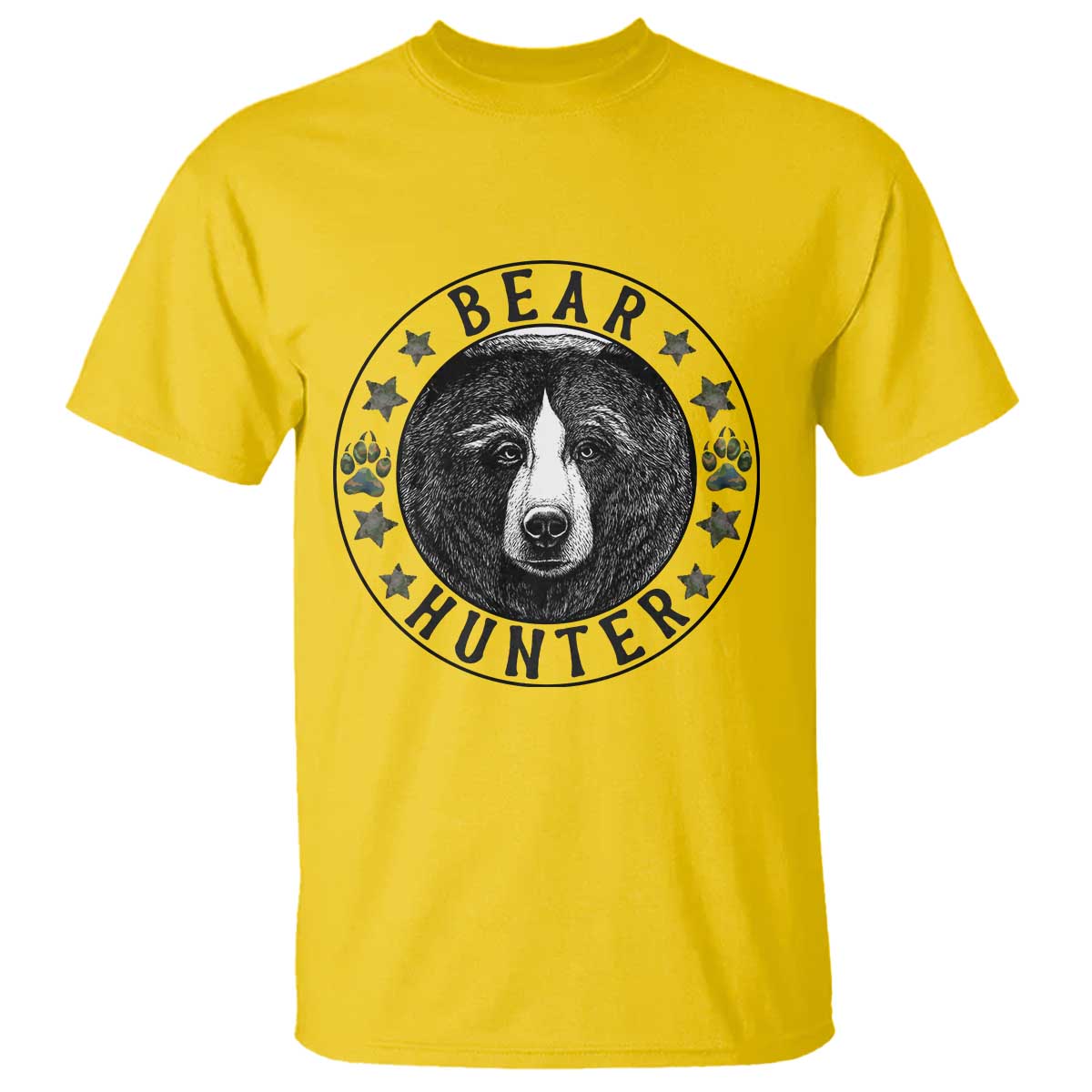 Bear Hunter T Shirt Funny Hunting Season Gift - Wonder Print Shop