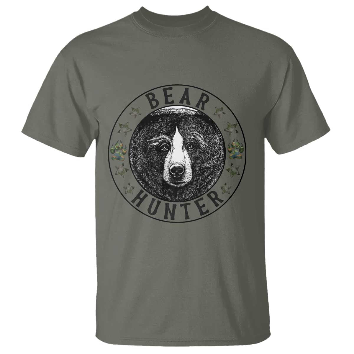 Bear Hunter T Shirt Funny Hunting Season Gift - Wonder Print Shop