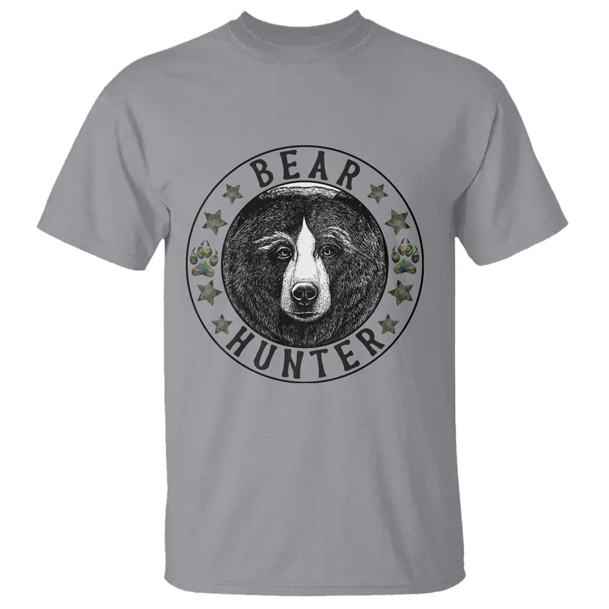Bear Hunter T Shirt Funny Hunting Season Gift - Wonder Print Shop