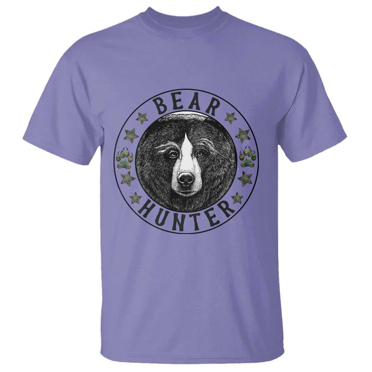 Bear Hunter T Shirt Funny Hunting Season Gift - Wonder Print Shop