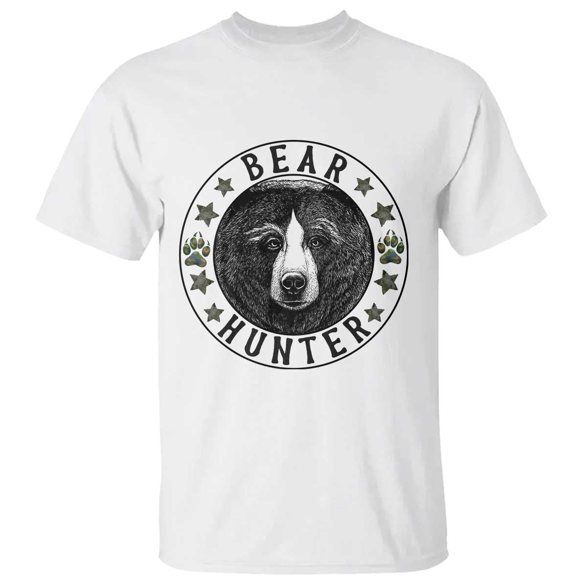 Bear Hunter T Shirt Funny Hunting Season Gift - Wonder Print Shop