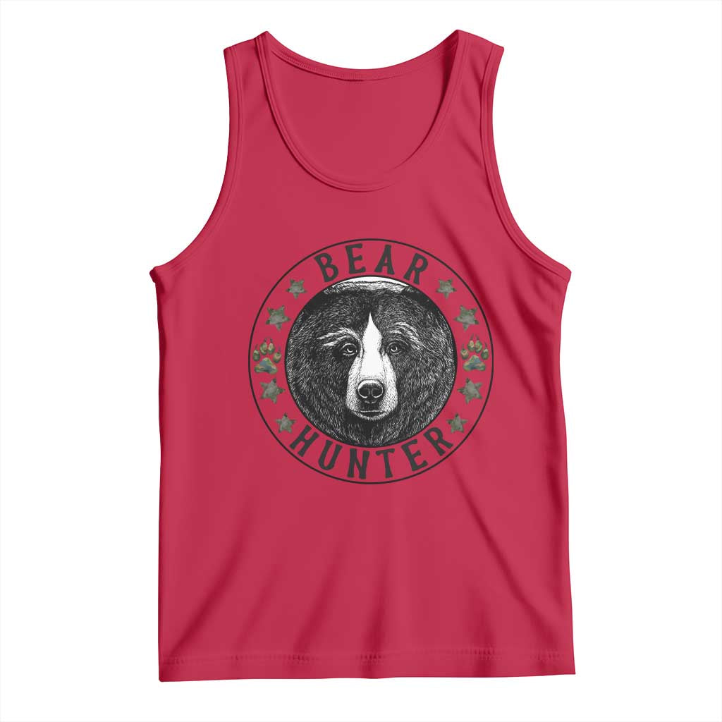 Bear Hunter Tank Top Funny Hunting Season Gift - Wonder Print Shop