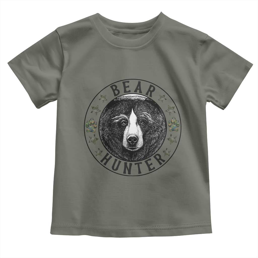 Bear Hunter Toddler T Shirt Funny Hunting Season Gift - Wonder Print Shop