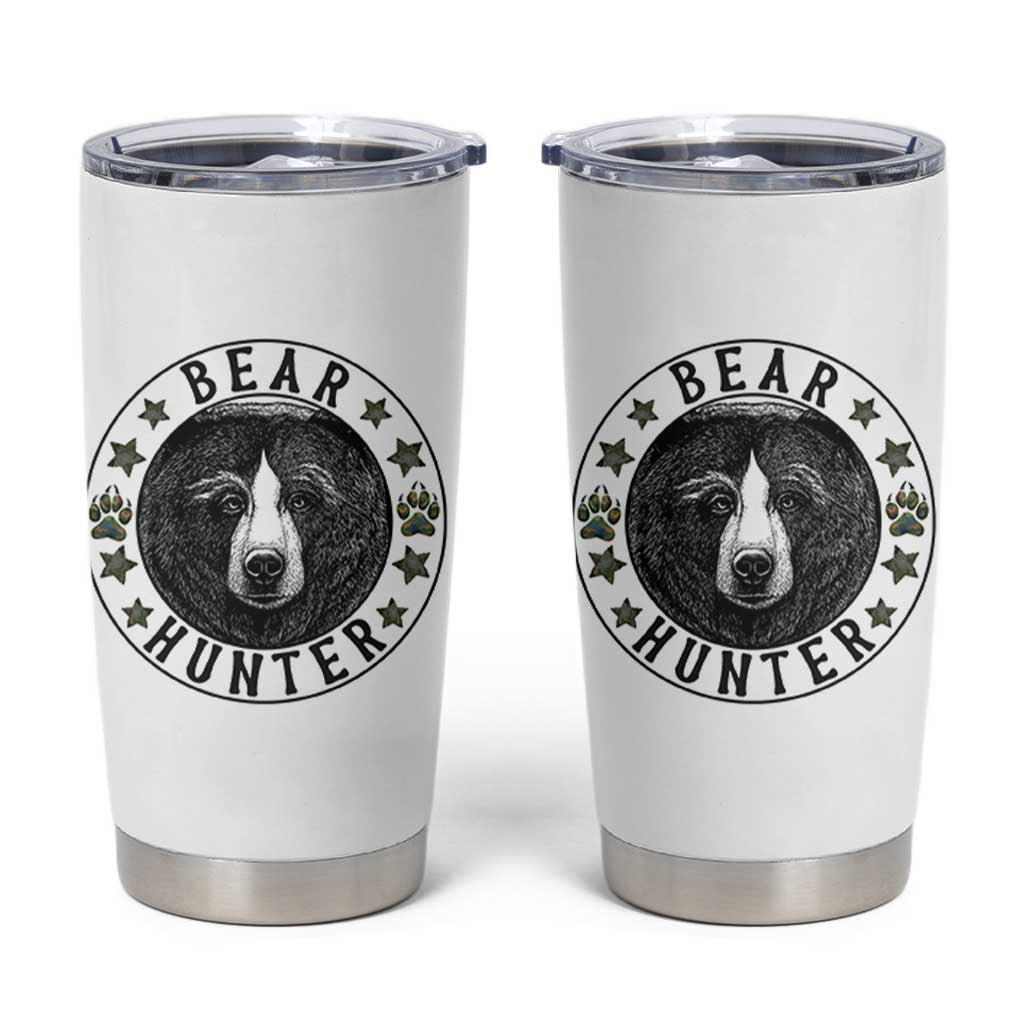 Bear Hunter Tumbler Cup Funny Hunting Season Gift - Wonder Print Shop