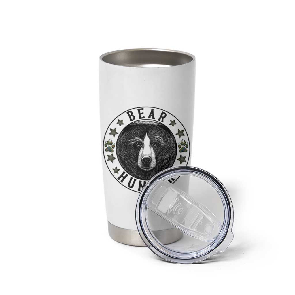 Bear Hunter Tumbler Cup Funny Hunting Season Gift - Wonder Print Shop