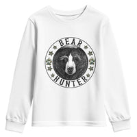 Bear Hunter Youth Sweatshirt Funny Hunting Season Gift - Wonder Print Shop