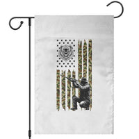 Bear Hunting Garden Flag Camo American Flag Hunter Gift - Wonder Print Shop