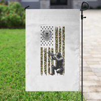 Bear Hunting Garden Flag Camo American Flag Hunter Gift - Wonder Print Shop