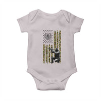 Bear Hunting Baby Onesie Camo American Flag Hunter Gift - Wonder Print Shop