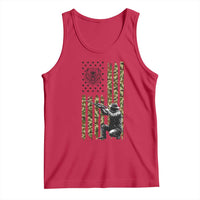 Bear Hunting Tank Top Camo American Flag Hunter Gift - Wonder Print Shop