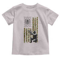 Bear Hunting Toddler T Shirt Camo American Flag Hunter Gift - Wonder Print Shop