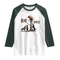 Bear Hunter Raglan Shirt Black Lab Retriever Funny Hunting Gift - Wonder Print Shop