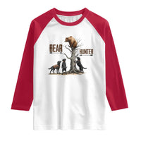 Bear Hunter Raglan Shirt Black Lab Retriever Funny Hunting Gift - Wonder Print Shop