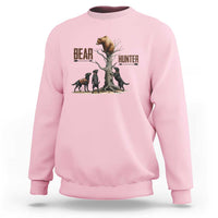 Bear Hunter Sweatshirt Black Lab Retriever Funny Hunting Gift - Wonder Print Shop