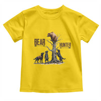 Bear Hunter Toddler T Shirt Black Lab Retriever Funny Hunting Gift - Wonder Print Shop