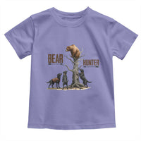 Bear Hunter Toddler T Shirt Black Lab Retriever Funny Hunting Gift - Wonder Print Shop