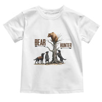 Bear Hunter Toddler T Shirt Black Lab Retriever Funny Hunting Gift - Wonder Print Shop
