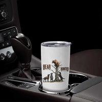 Bear Hunter Tumbler Cup Black Lab Retriever Funny Hunting Gift - Wonder Print Shop