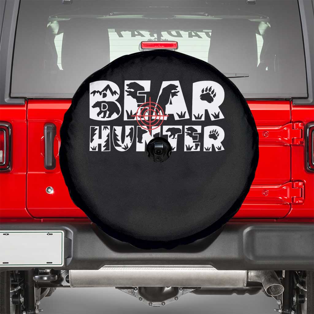 Bear Hunter Spare Tire Cover Outdoor Adventure Gift - Wonder Print Shop