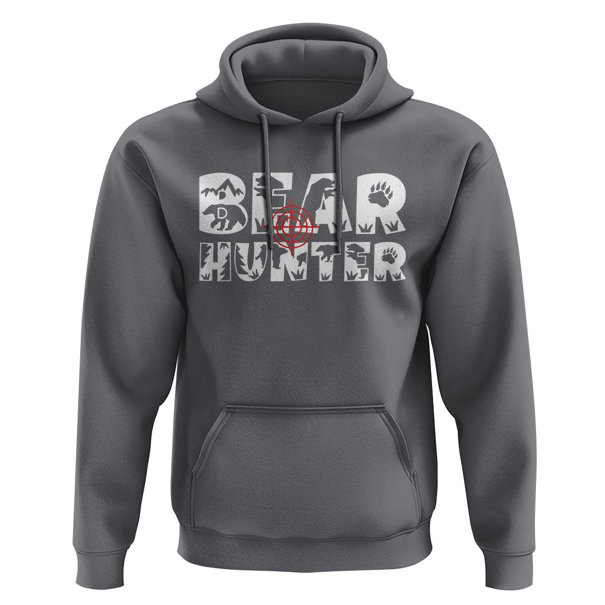 Bear Hunter Hoodie Outdoor Adventure Gift - Wonder Print Shop