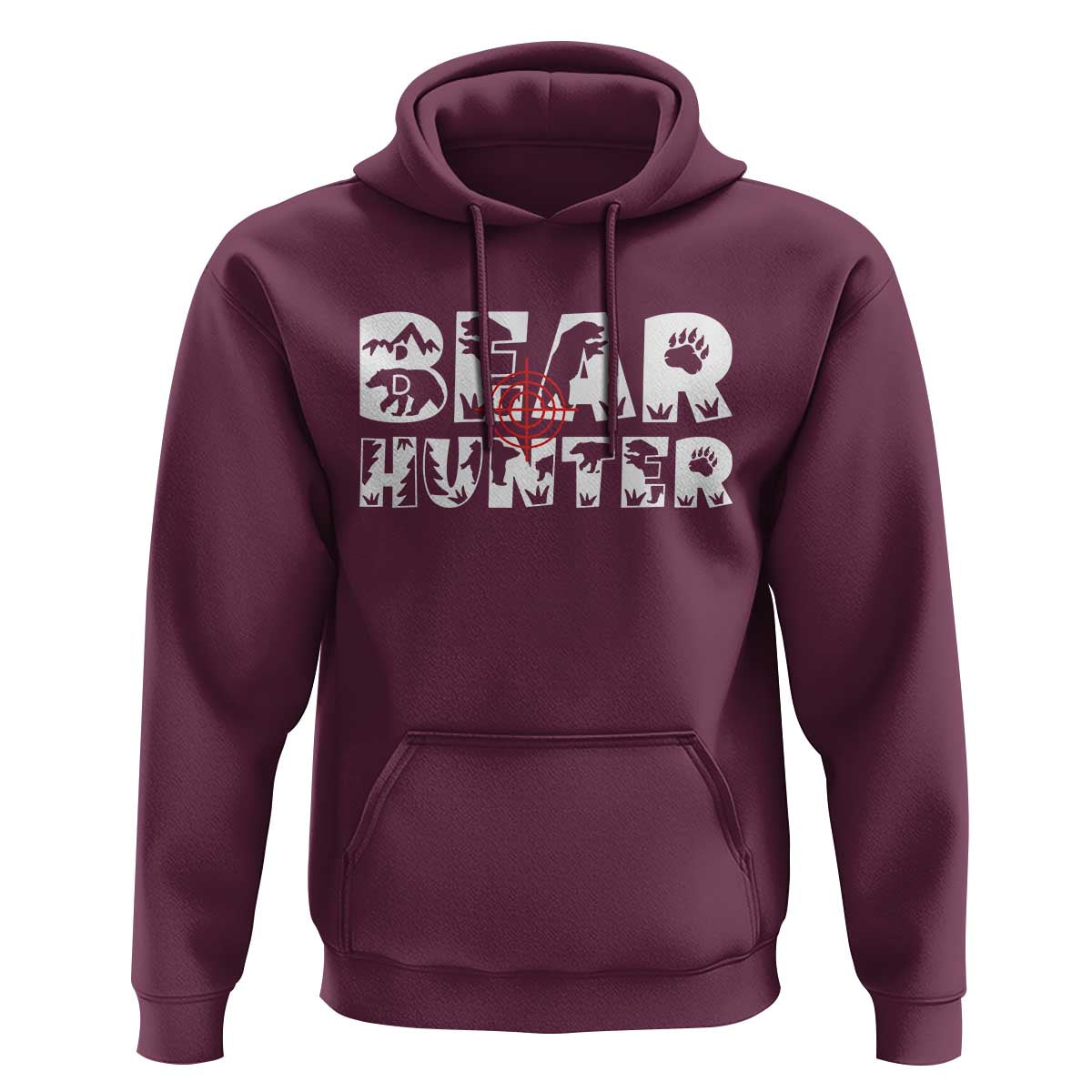 Bear Hunter Hoodie Outdoor Adventure Gift - Wonder Print Shop
