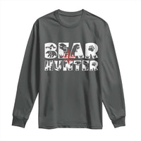 Bear Hunter Long Sleeve Shirt Outdoor Adventure Gift - Wonder Print Shop
