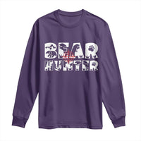 Bear Hunter Long Sleeve Shirt Outdoor Adventure Gift - Wonder Print Shop