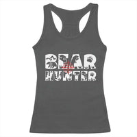 Bear Hunter Racerback Tank Top Outdoor Adventure Gift - Wonder Print Shop